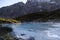 Autumn at Sorapis lake, Dolomites, Italy