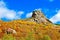 The autumn south peak of Lama mountain