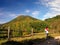 Autumn, summer hill Landscape