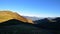 Autumn sunlight on Grisedale Pike