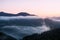 Autumn sunrise from Clingmans Dome, Great Smoky Mountains National Park