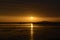 Autumn Sunrise over beach and sea