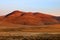 Autumn sunset on the Plateau of the Bucegi mountains, Romania, Europe.