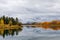 Autumn Teton Landscape Reflection