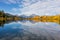 Autumn Teton Reflection Landscape