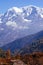 Autumn tibetan mountain