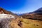 Autumn tibetan mountain