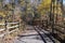 Autumn Trail with Split Rail Fence