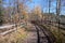 Autumn Trail with Split Rail Fence