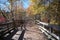 Autumn Trail with Split Rail Fence