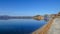 Autumn in the Urals. Lake Turgoyak and the melting colors of September