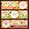 Autumn vector sale banners fall leaf foliage