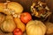 Autumn vegetables. pumpkins, apples