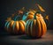 Autumn Vibes: Pumpkins on Kitchen Table
