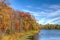 Autumn Vibrant Colors on Apple River