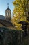 Autumn view of Church of Saint Prophet Elijah in village of Bozhentsi, Gabrovo region, Bu