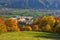 Autumn view from Horny diel over Banska Bystrica town