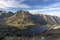 Autumn view of Kozi Wierch and Valley of Five Polish Ponds. Tatra Mountains.