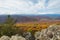 Autumn view from Ravens Roost Overlook, on the Blue Ridge Parkway in Virginia