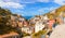 Autumn view of Riomaggiore town