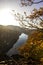 Autumn view of the river Vltava.