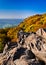 Autumn view of Stony Man Summit and the Shenandoah Valley, from