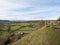 Autumn view, Uley Bury, Cotswolds, Gloucestershire, UK