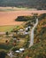 Autumn view from Vromans Nose, in the Catskill Mountains, Middleburgh, New York