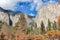 Autumn views from Yosemite Valley