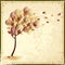 Autumn vintage background