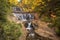 Autumn Waterfall In Pictured Rocks