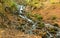 Autumn waterfall scenery bolu yedigoller national park, Bolu Turkey