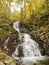 Autumn Waterfall in Vitosha Mountain Bulgaria