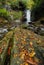 Autumn Waterfall in Western North Carolina