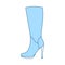 Autumn Woman High Heel Boot Icon