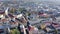 Autumnal aerial cityscape of Ostrava in autumn day, Czech Republic