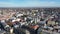 Autumnal aerial cityscape of Ostrava in autumn day, Czech Republic