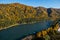 Autumnal Altai from aerial view