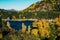 Autumnal Altai from aerial view