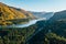 Autumnal Altai from aerial view