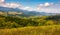 Autumnal countryside of Carpathian mountains