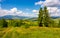 Autumnal countryside of Carpathian mountains