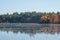 Autumnal foliage in Harold Parker State Forest in Andover, MA