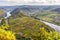 Autumnal Moselle landscape at Bremm Calmont region Germany