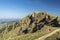 Autumnal mountain landscape in the Allgaeu Alps, Germany