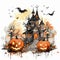 Autumnal Pumpkin Background Illustration