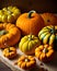 Autumnal pumpkin yield