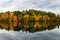 Autumnal Reflection in Calm Waters