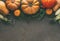 Autumnal rustic pumpkin background