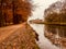 Autumnal Serenity by the Canal